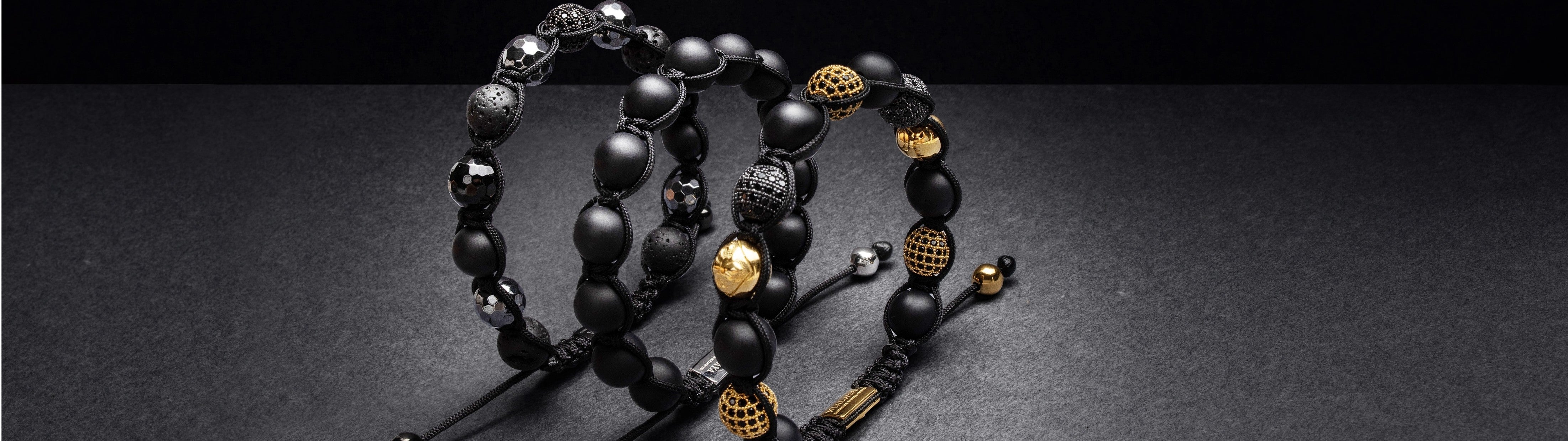 Men’s beaded bracelet collection in Dubai UAE by Nialaya