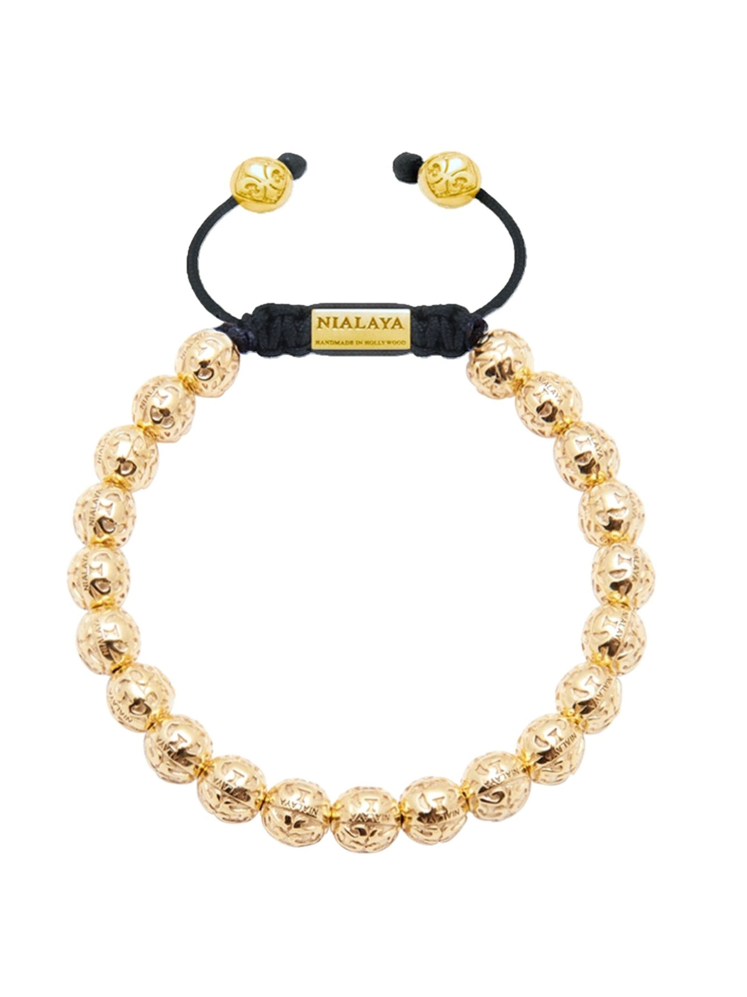 One-of-a-kind 18K Gold Nialaya Jewelry bracelet