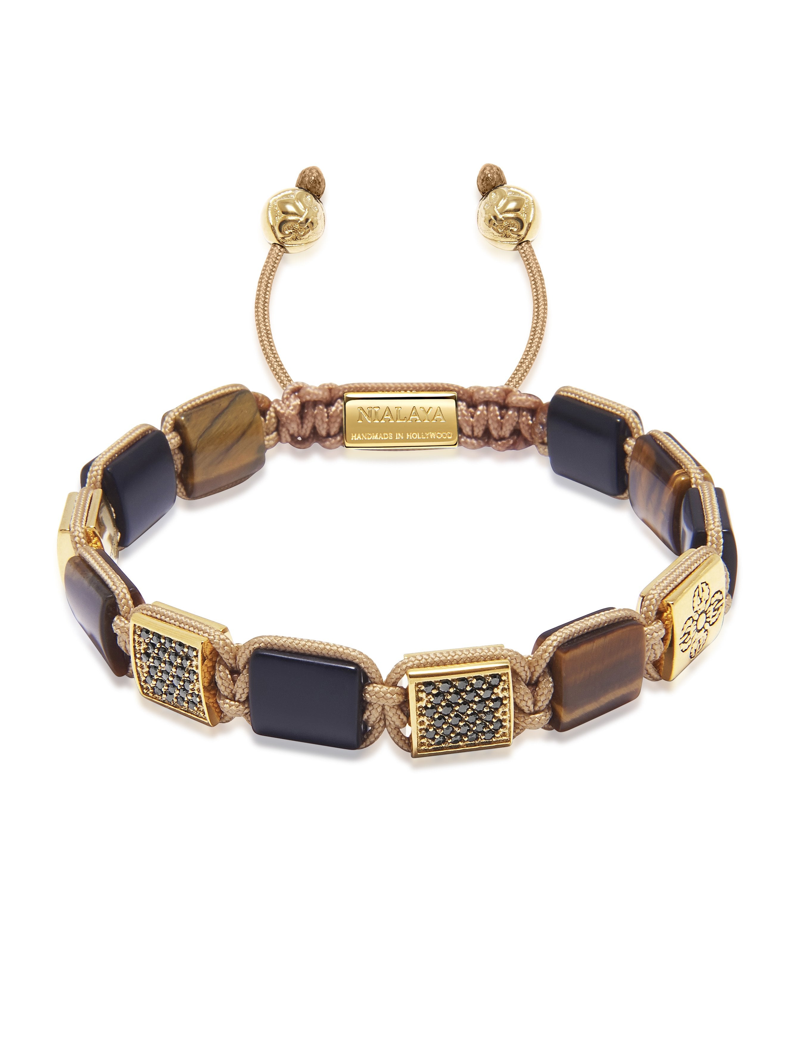 The Dorje Flatbead Collection with Onyx and Tiger Eye