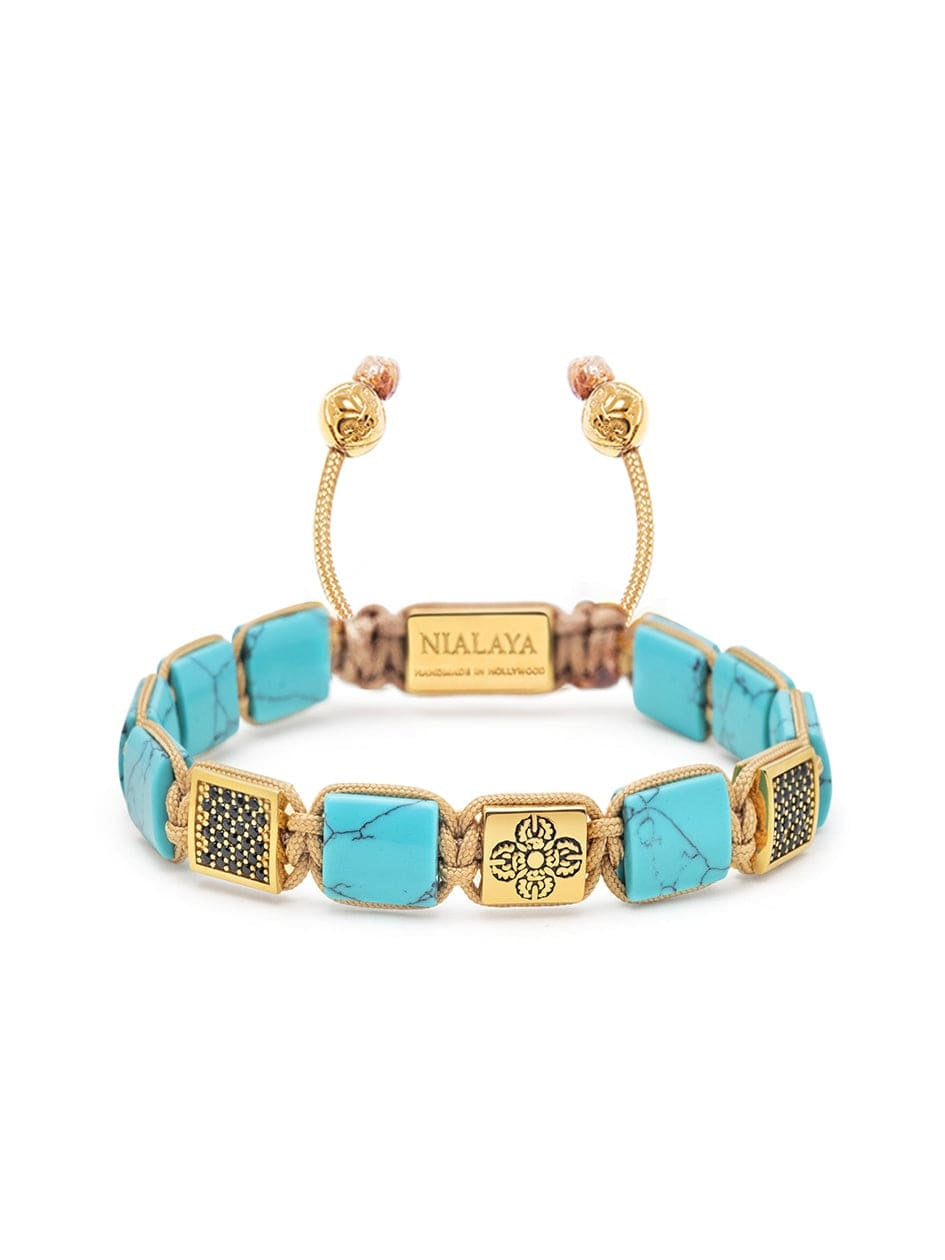 The Dorje Flatbead Collection with Turquoise and Gold