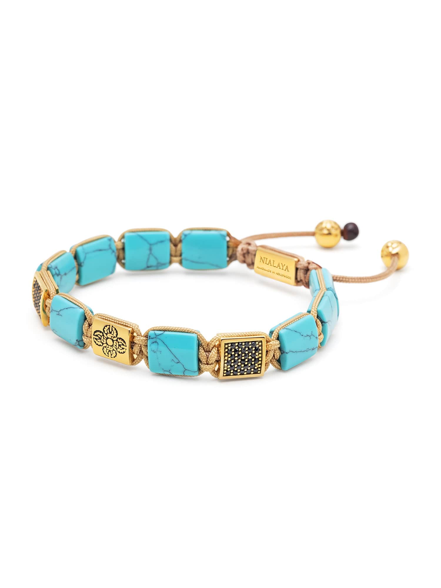 The Dorje Flatbead Collection with Turquoise and Gold