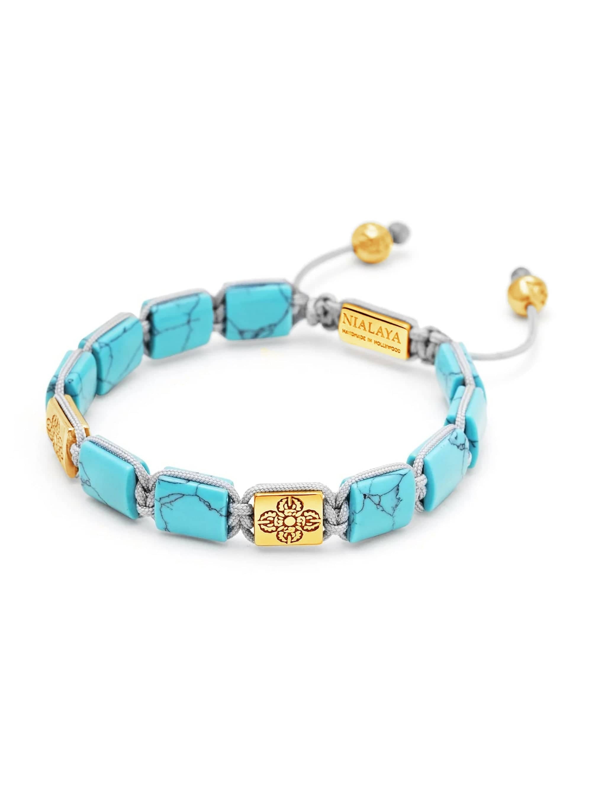 The Dorje Flatbead Collection - Turquoise and Gold