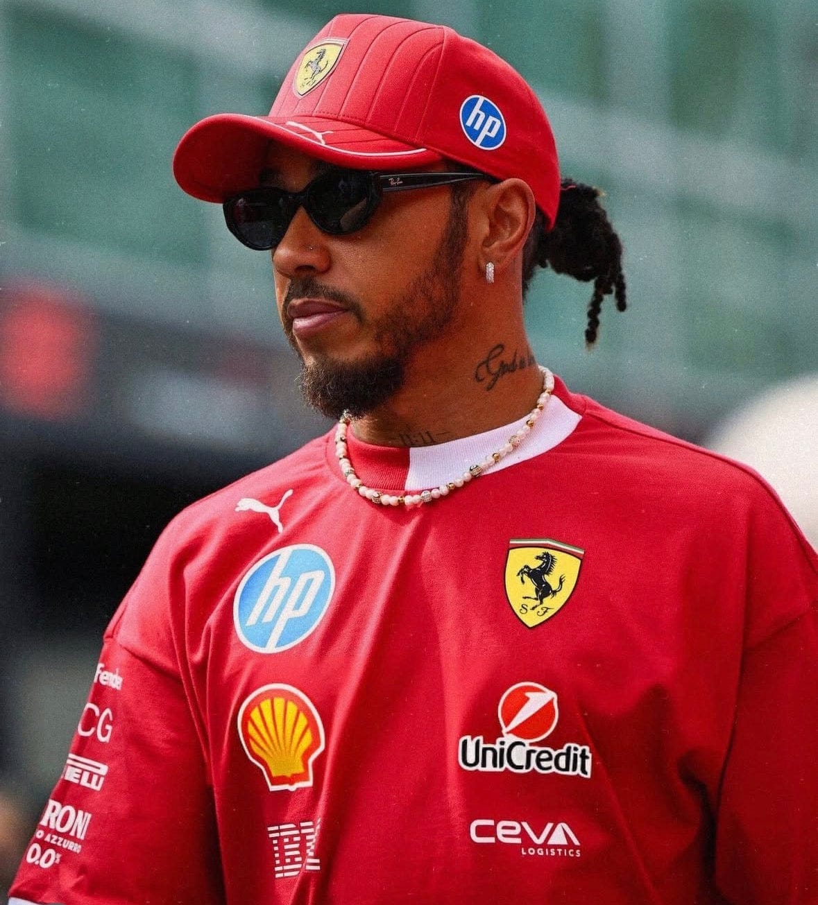 Men's Evil Eye Pearl Necklace