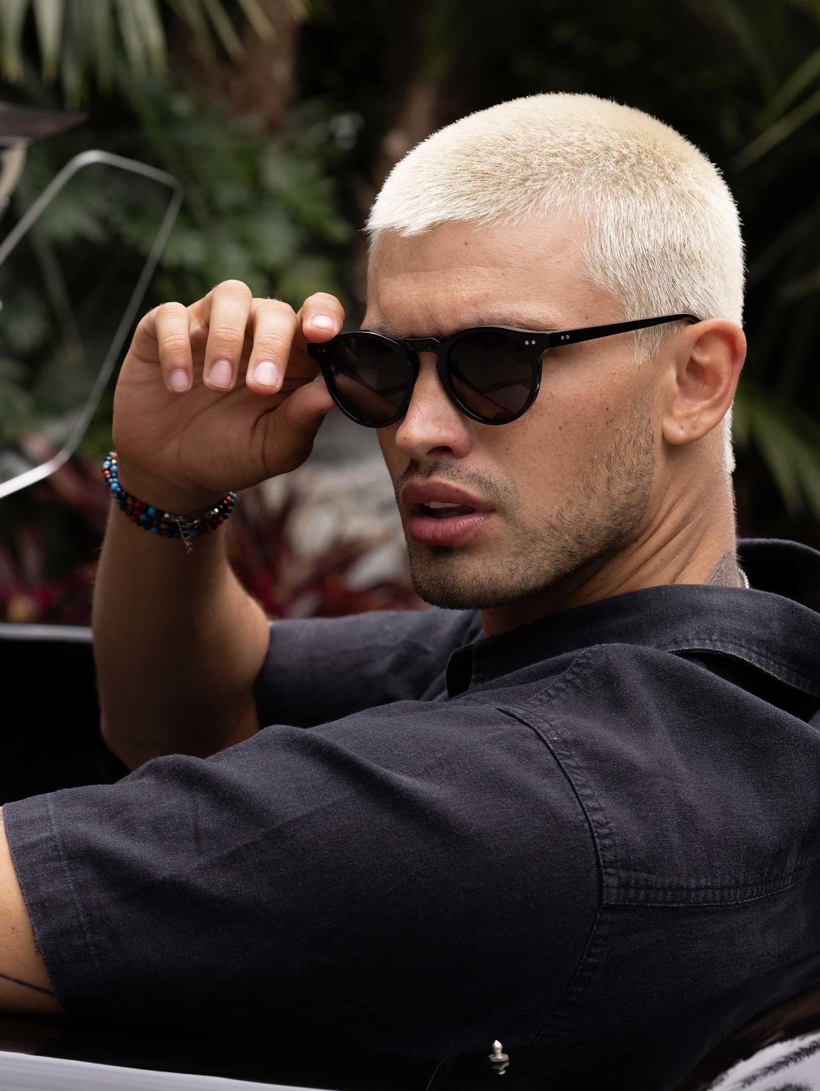 Malibu Sunglasses (Black on Black)