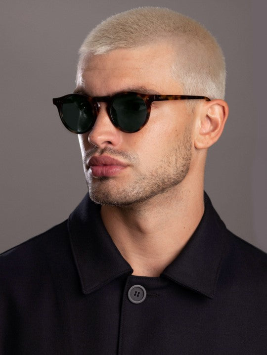 Malibu Sunglasses (Green on Tortoise)