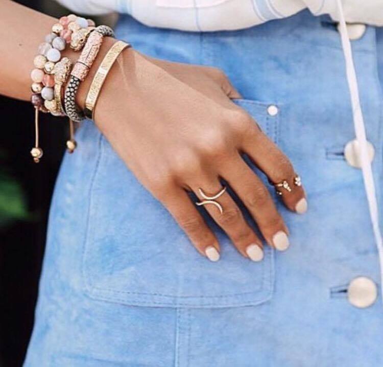 Women'S Beaded Bracelet With Cherry Quartz, Blue Lace Agate, And Labradorite (Multi)