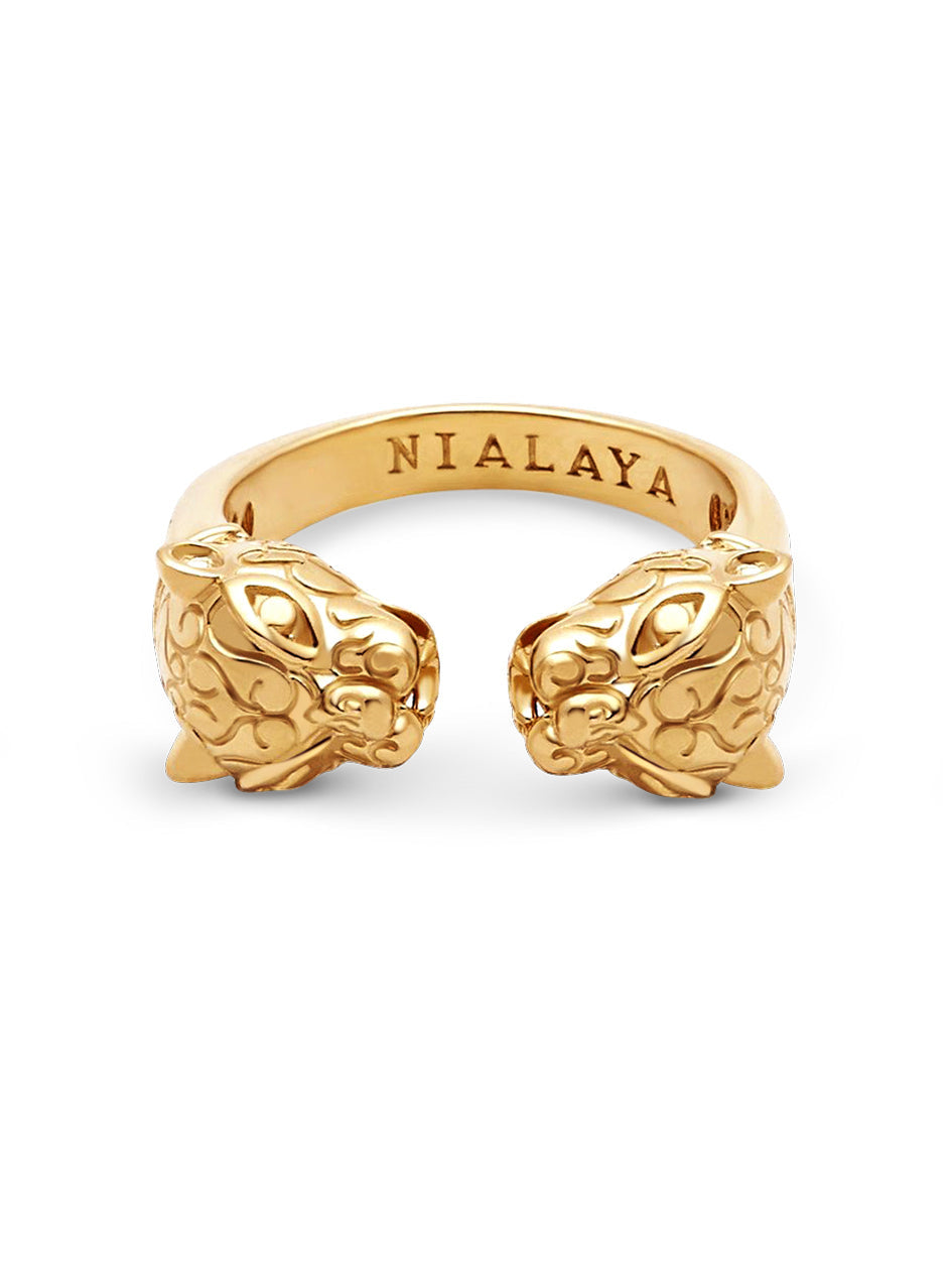Panther Ring in Gold