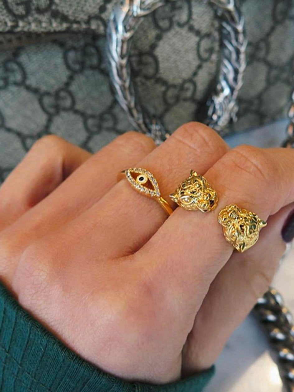 Panther Ring in Gold