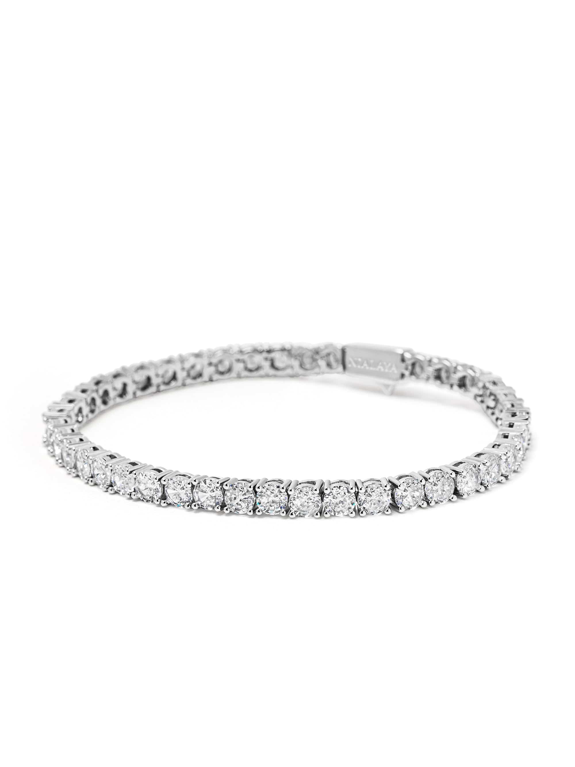 Tennis Bracelet with Silver