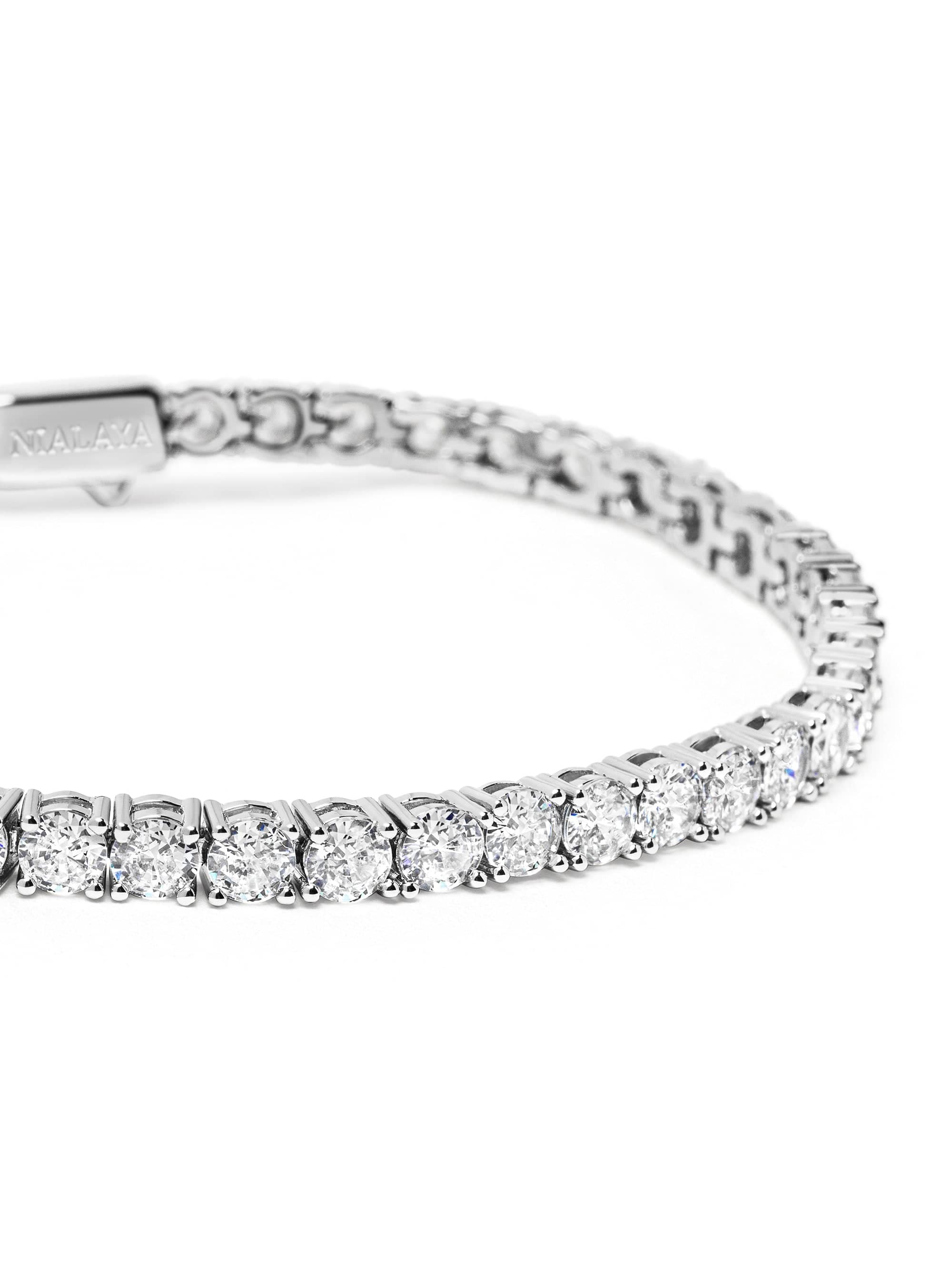 Tennis Bracelet with Silver