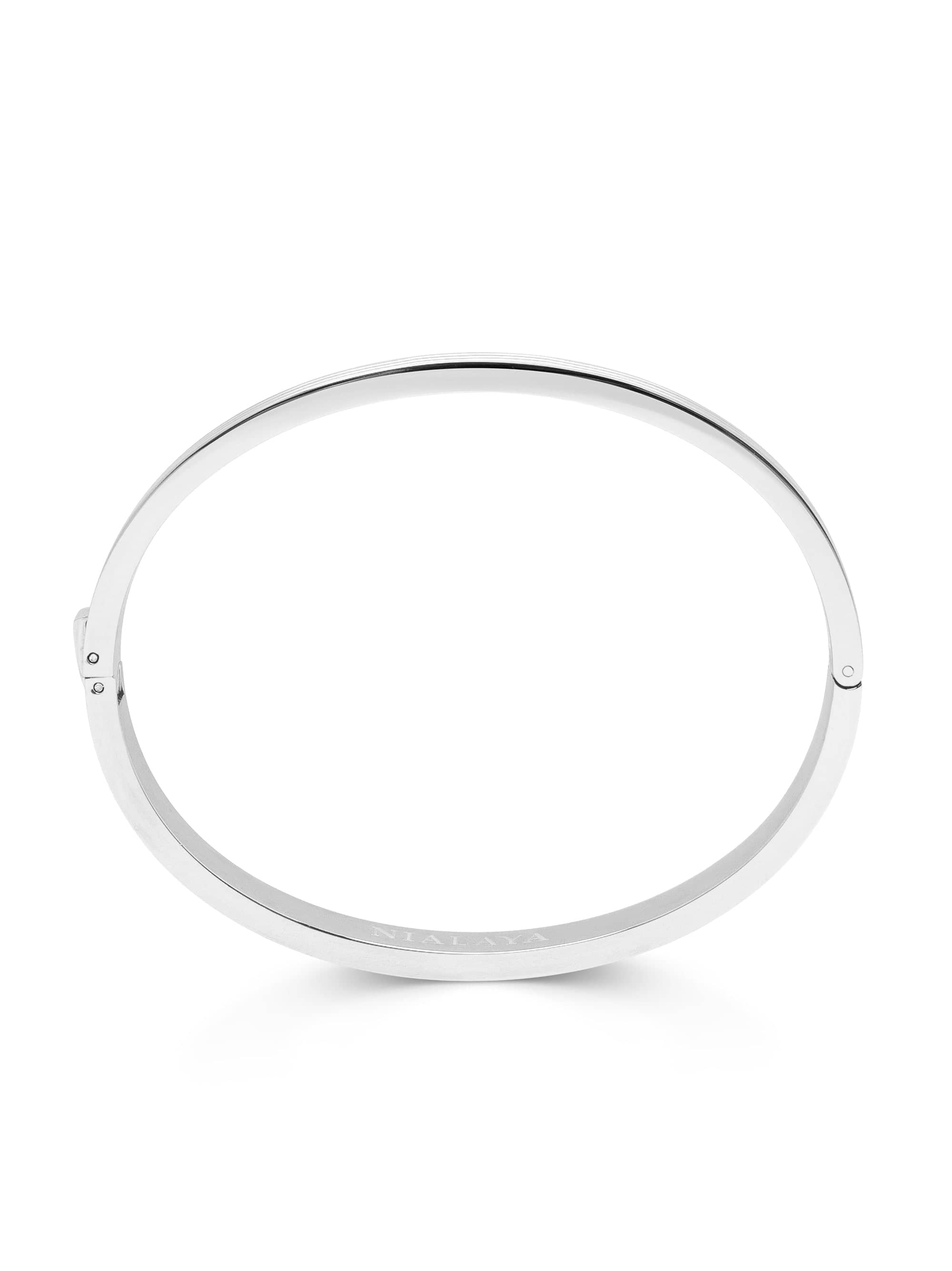 Men's Silver Getlemen Bangle