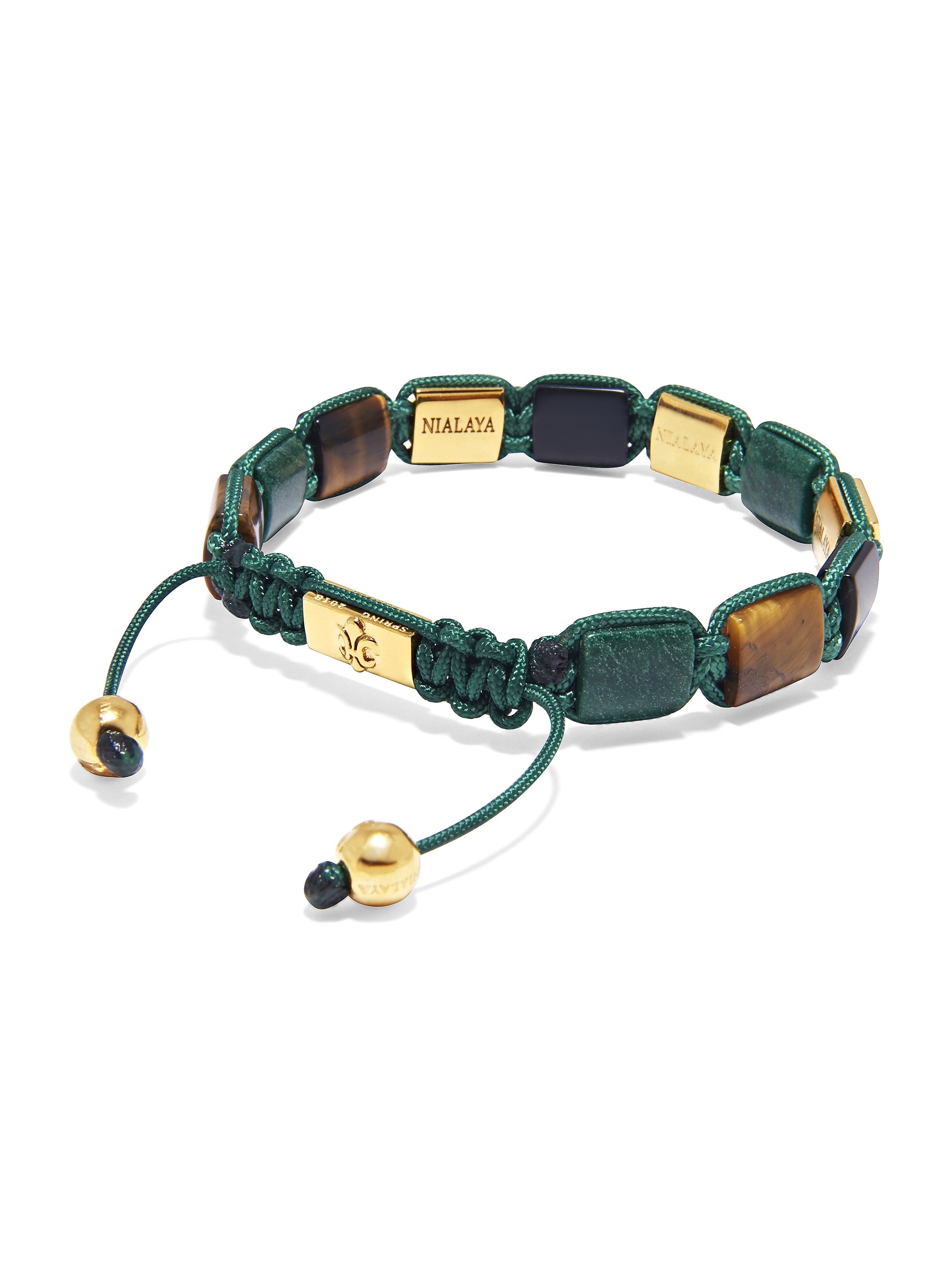 The Dorje Flatbead Collection with African Green Jade and Onyx