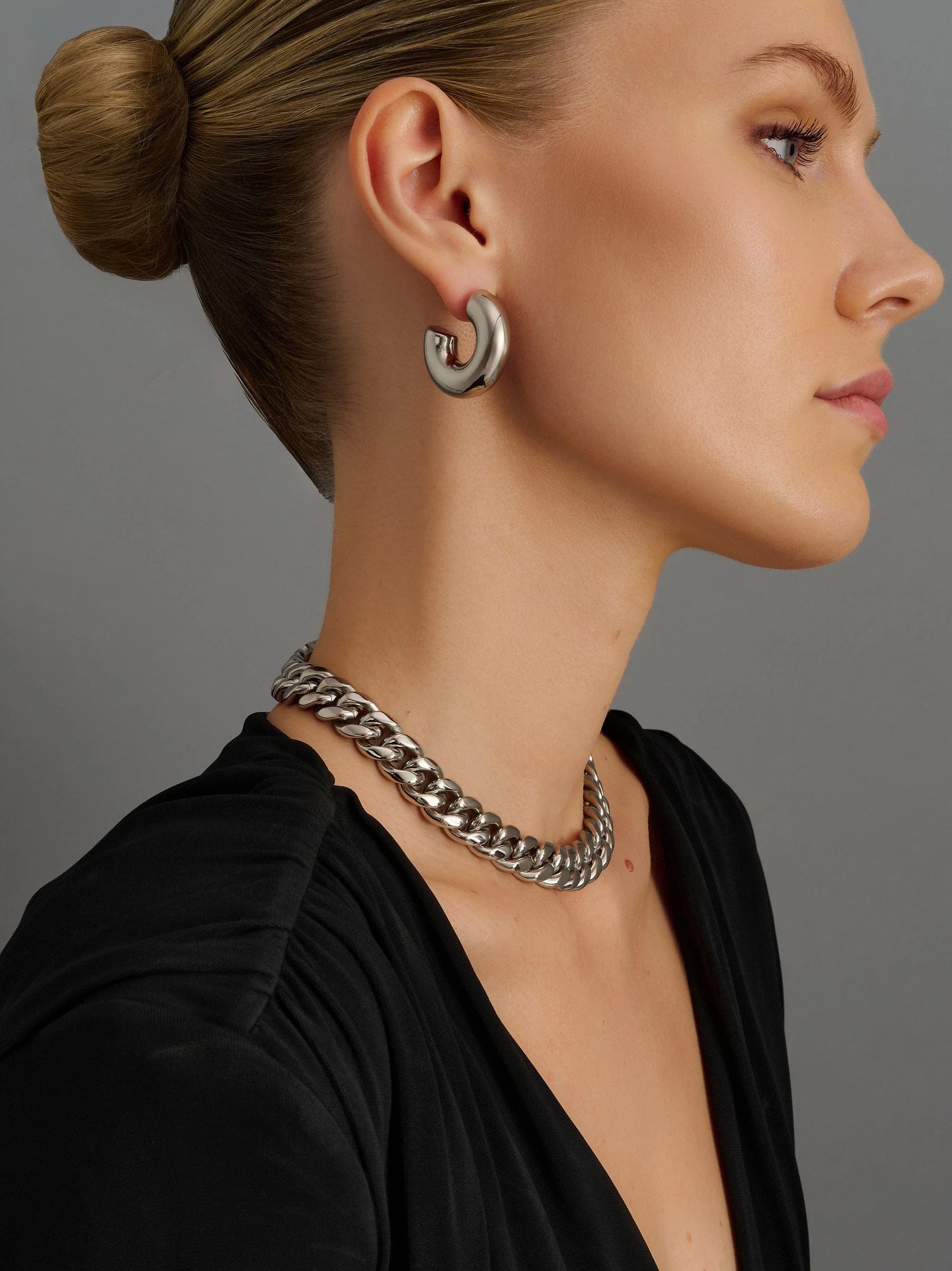 Women's Chunky Cuban Chain Choker