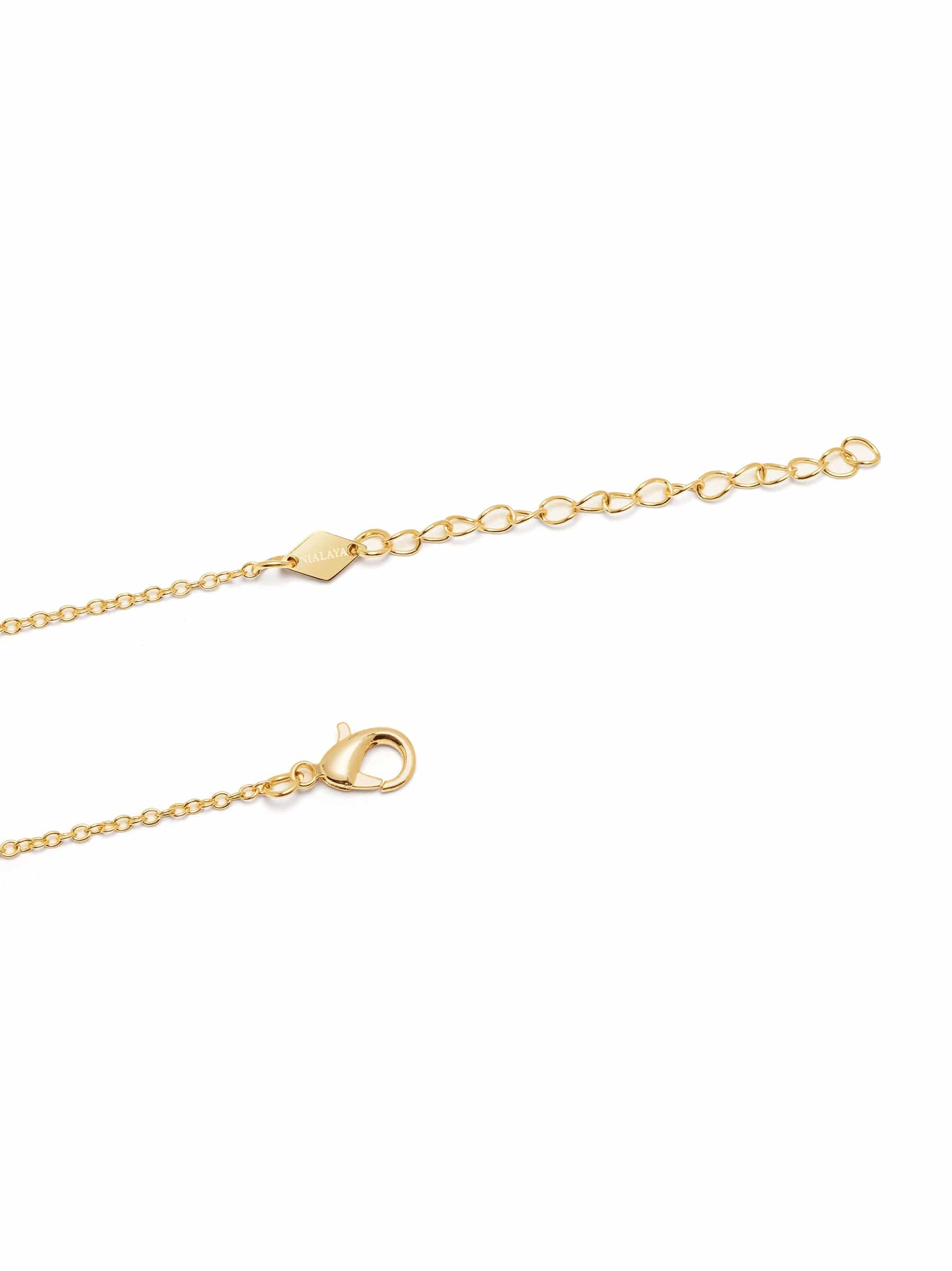 Women'S Black Enamel Evil Eye Necklace