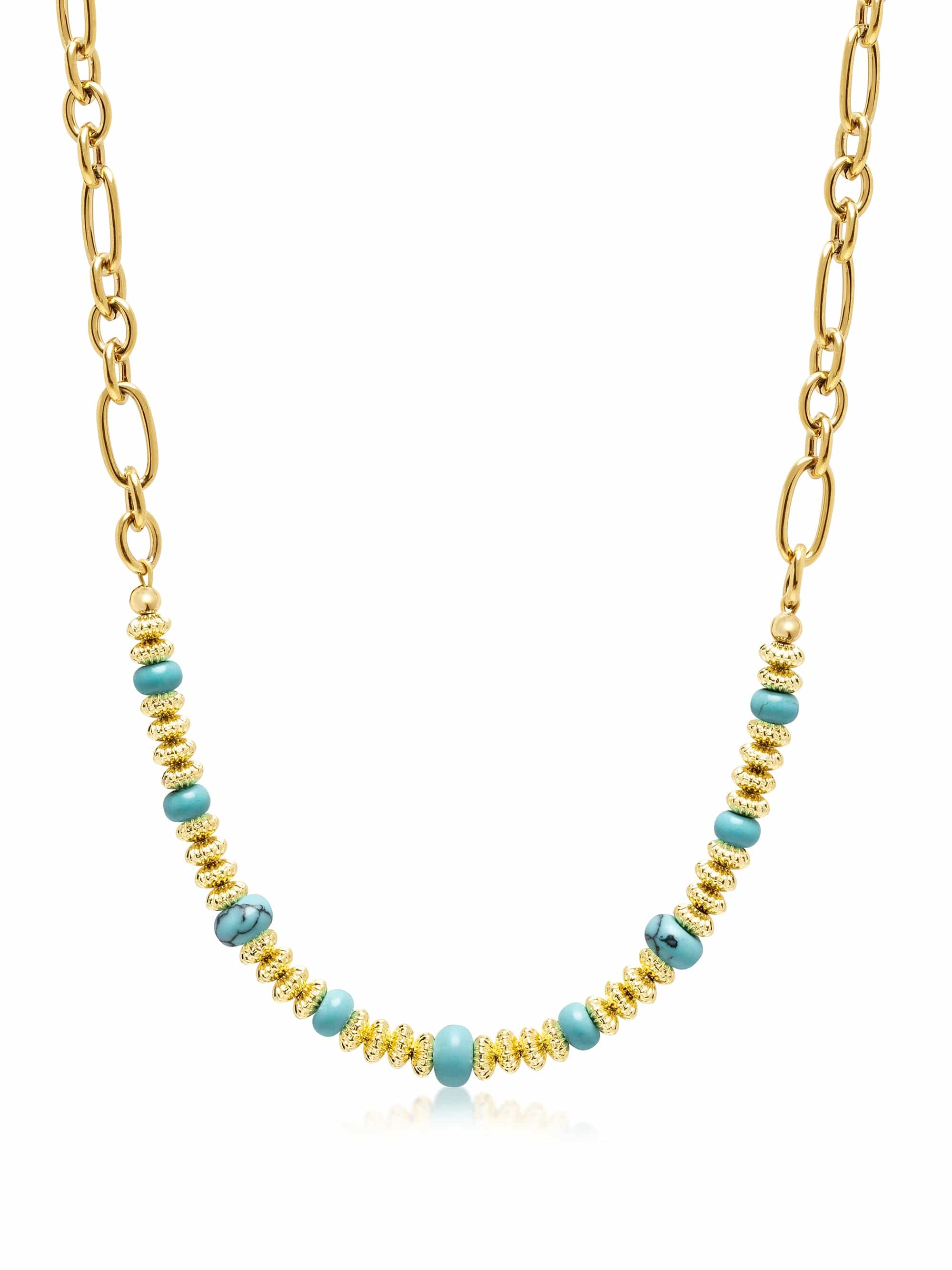 Chain Choker With Turquoise