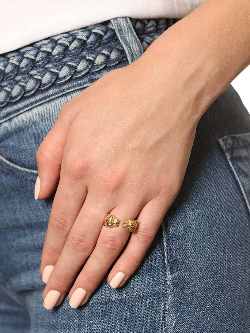 Panther Ring in Gold