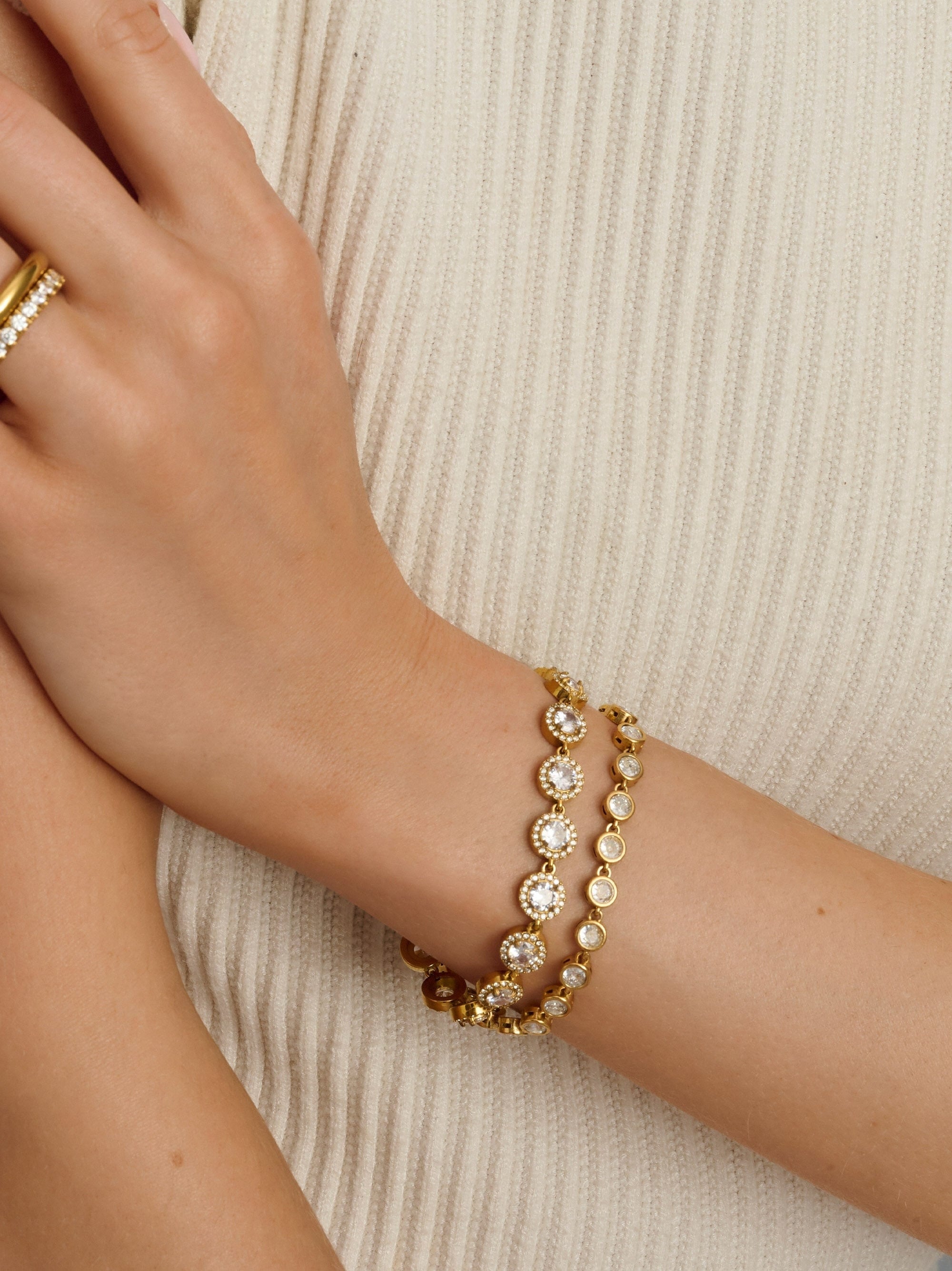 Gemstone Link Bracelet