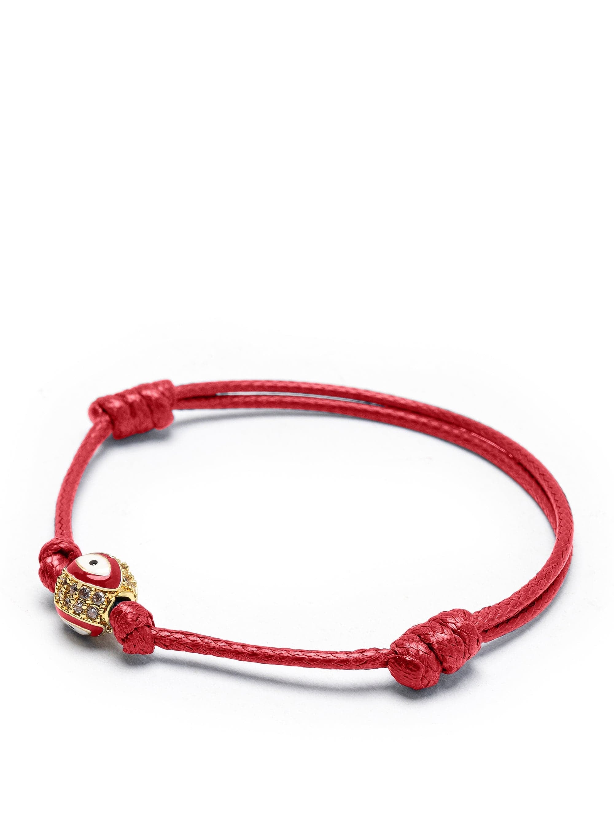 Women'S Red Evil Eye String Bracelet