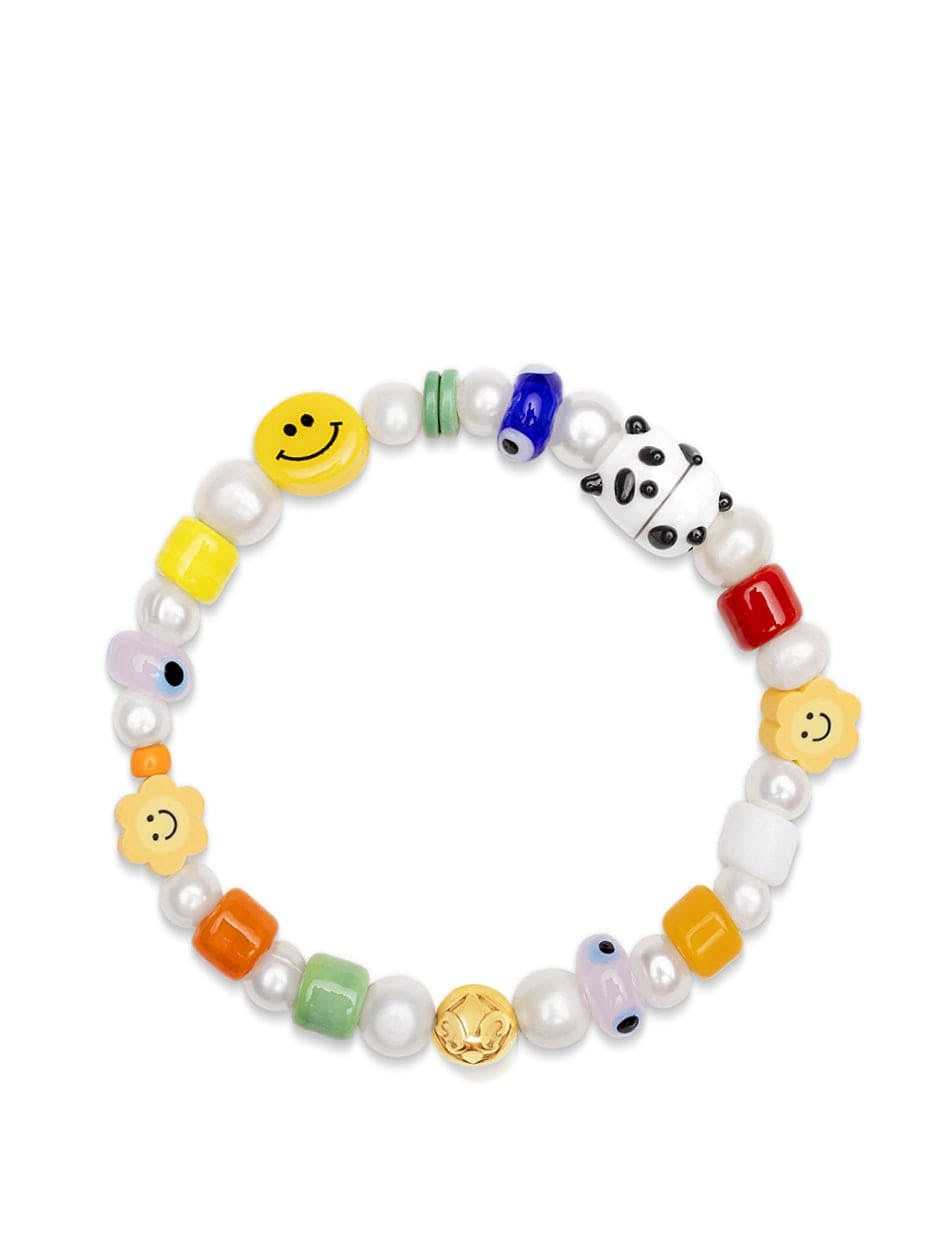 Men'S Panda Pearl Bracelet