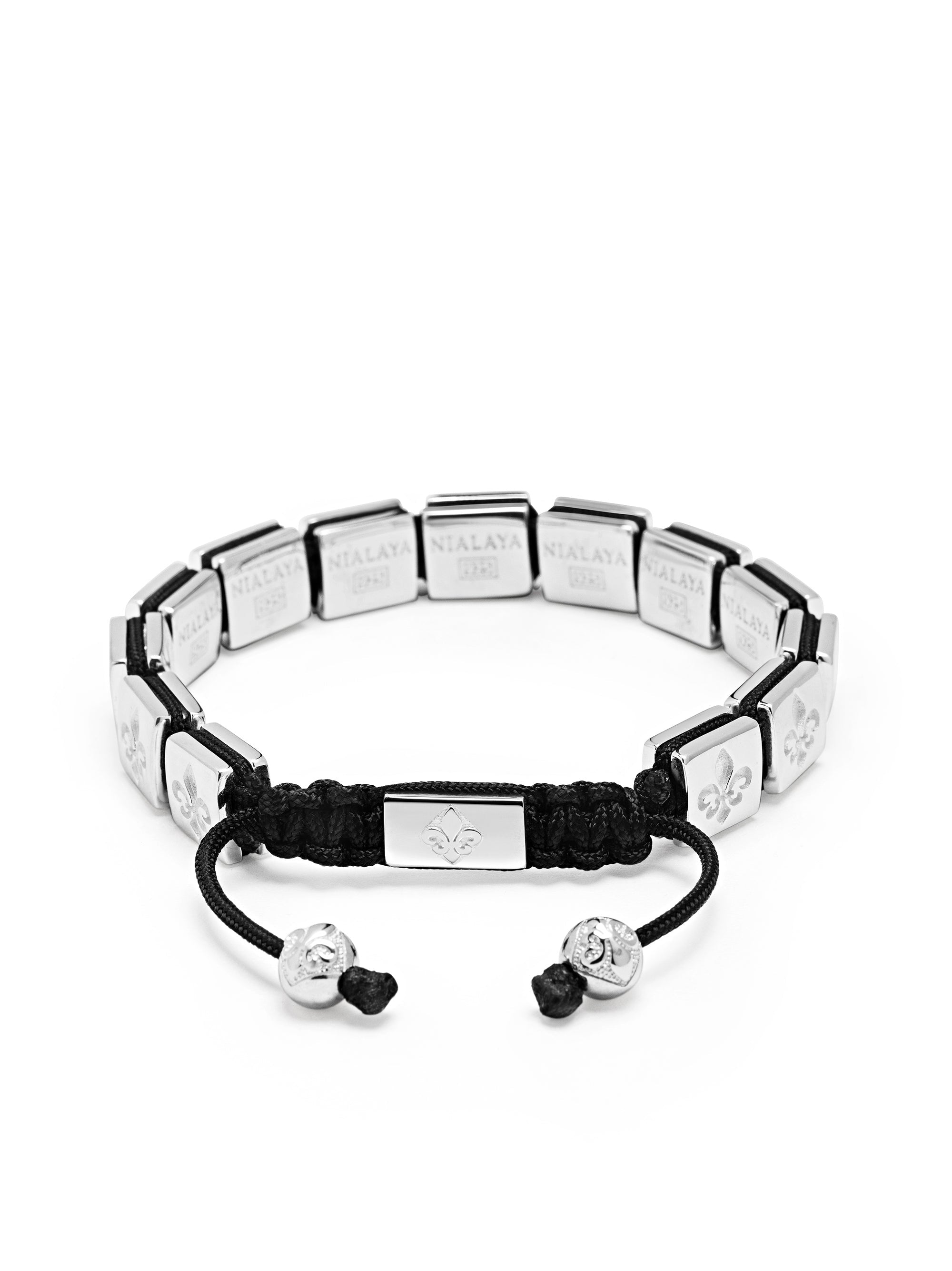 Men'S Flatbead Bracelet In Sterling Silver