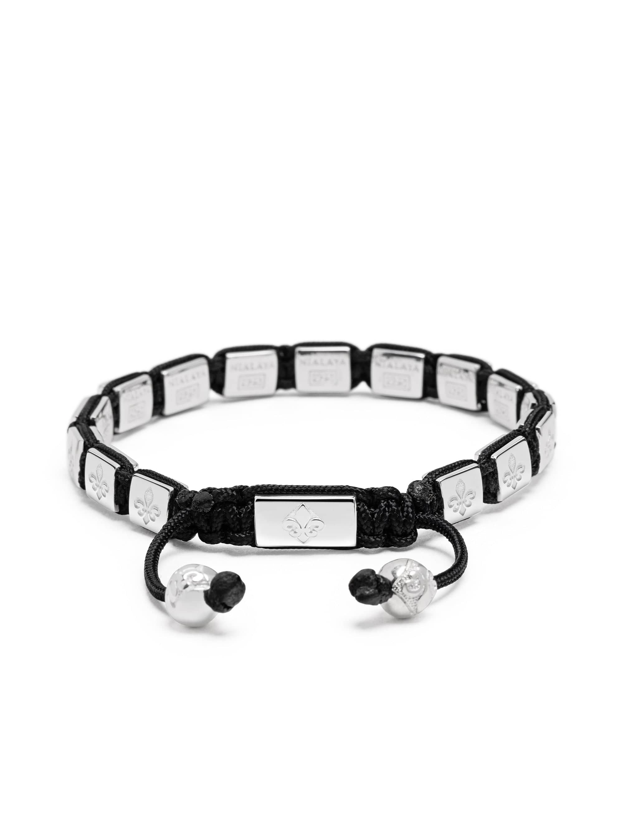 Men'S Mini Flatbead Bracelet In Sterling Silver