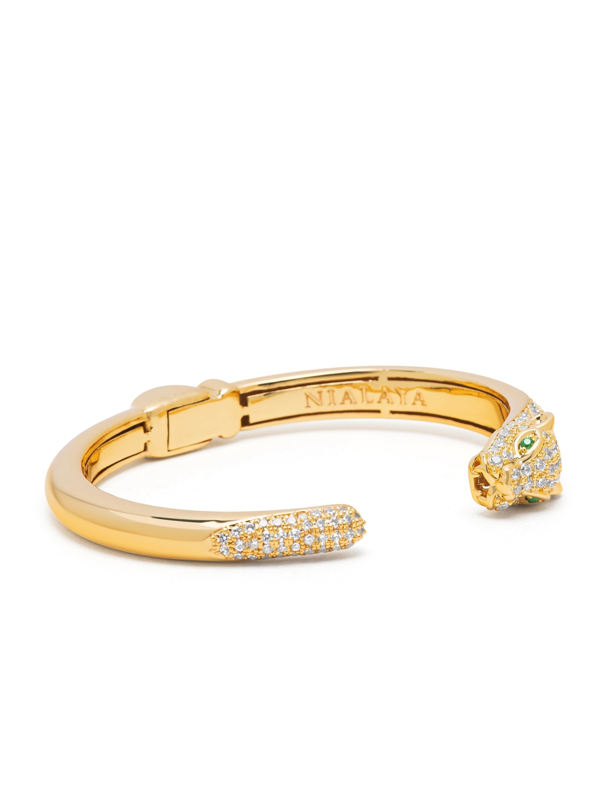 Men's Panther Cuff Bangle