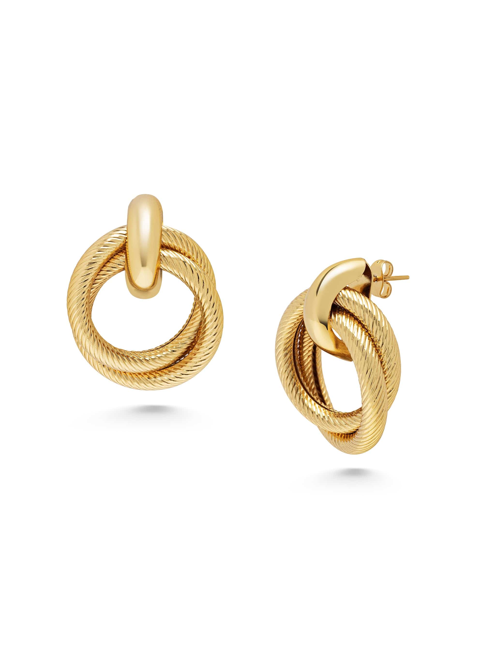 Women's Double Hoop Earrings