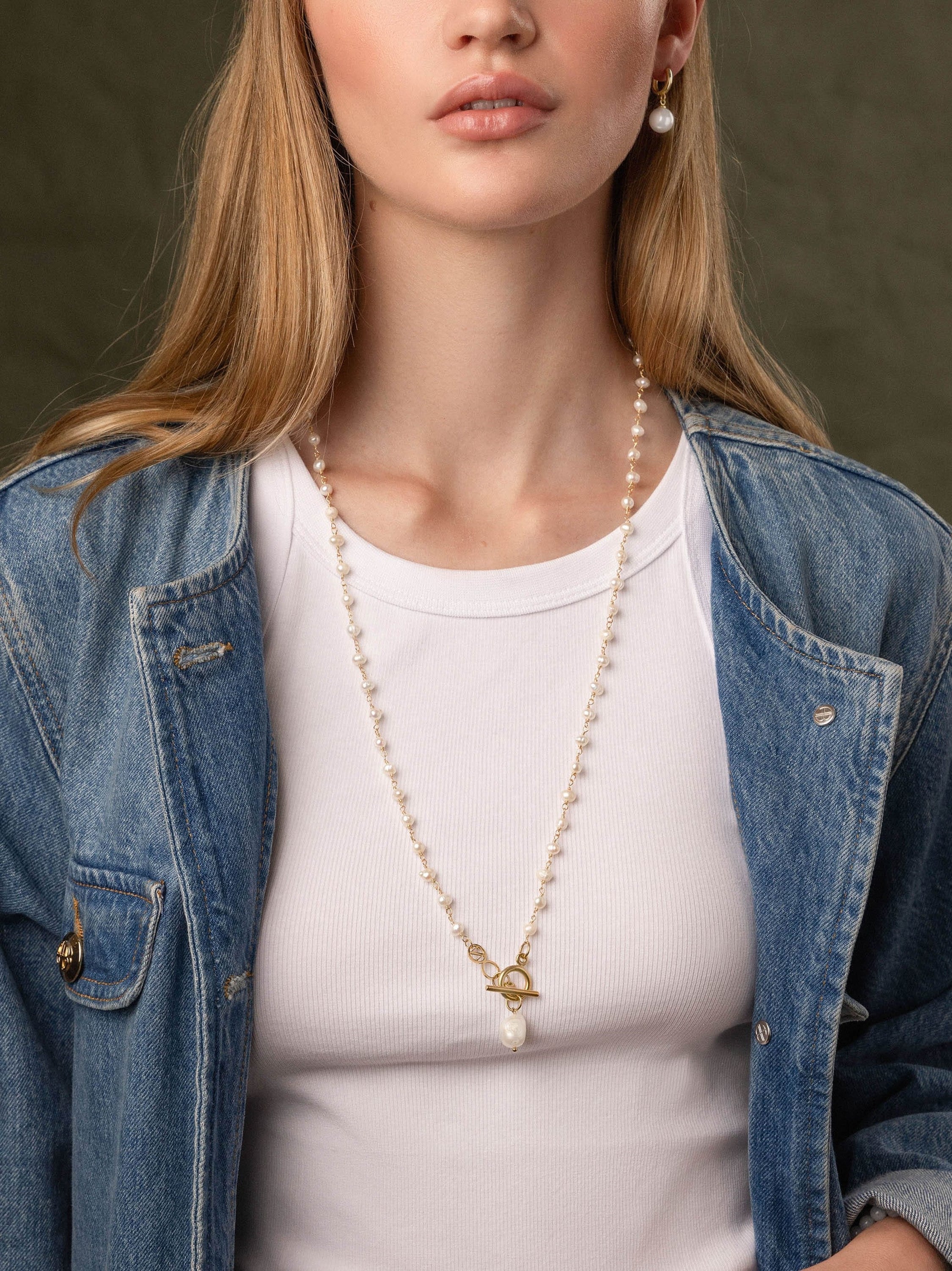 Women'S Pearl Wrap Necklace