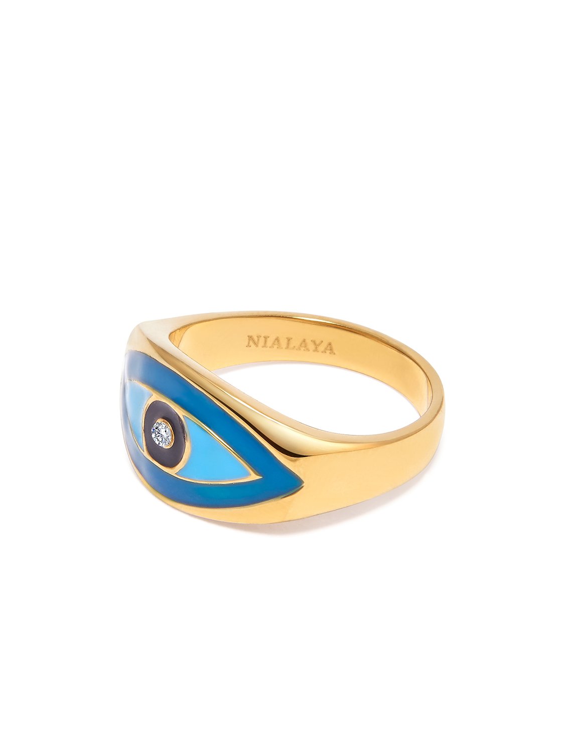 Women's Large Evil Eye Ring