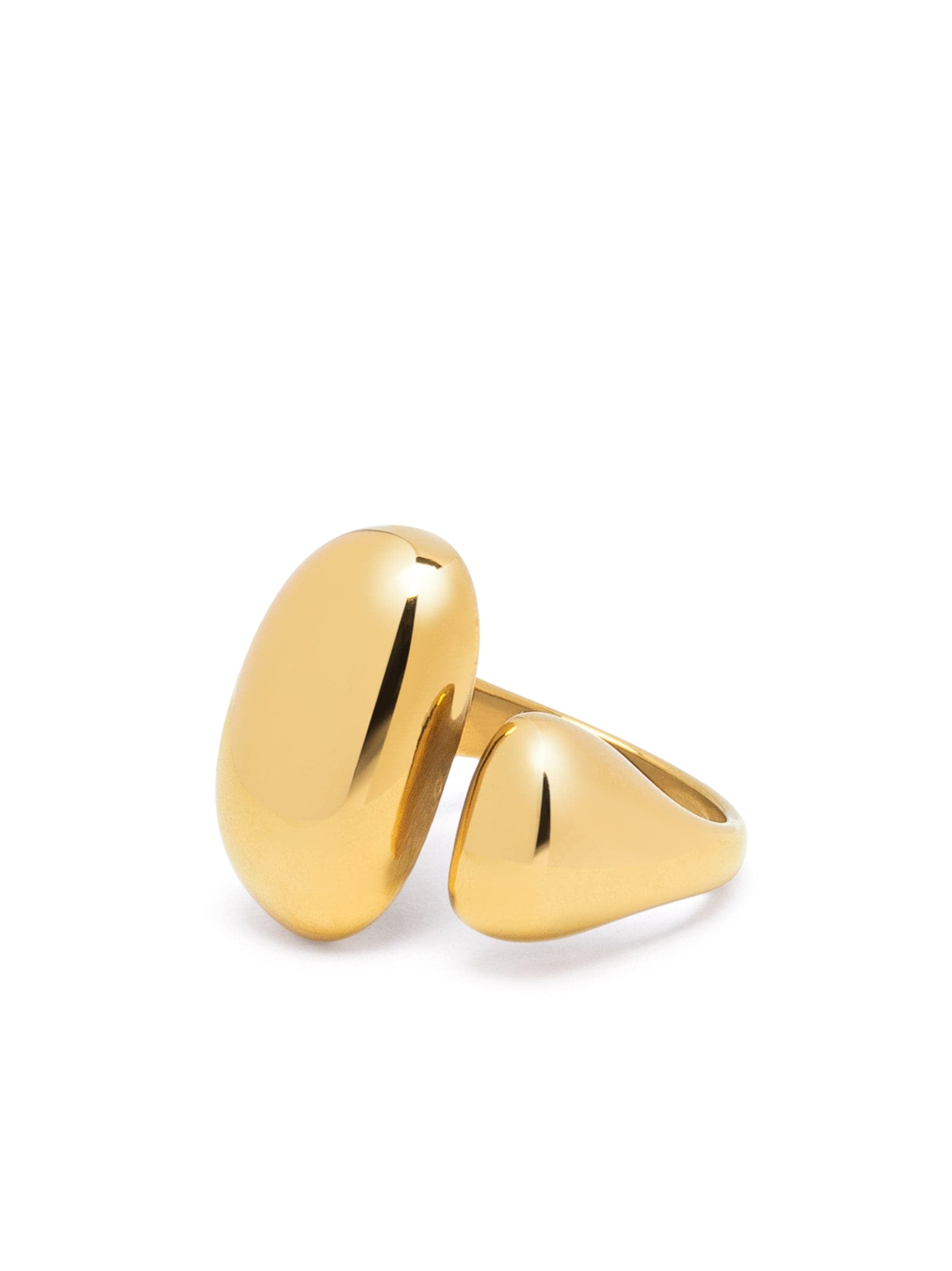 Chunky Cuff Ring in Gold One Size