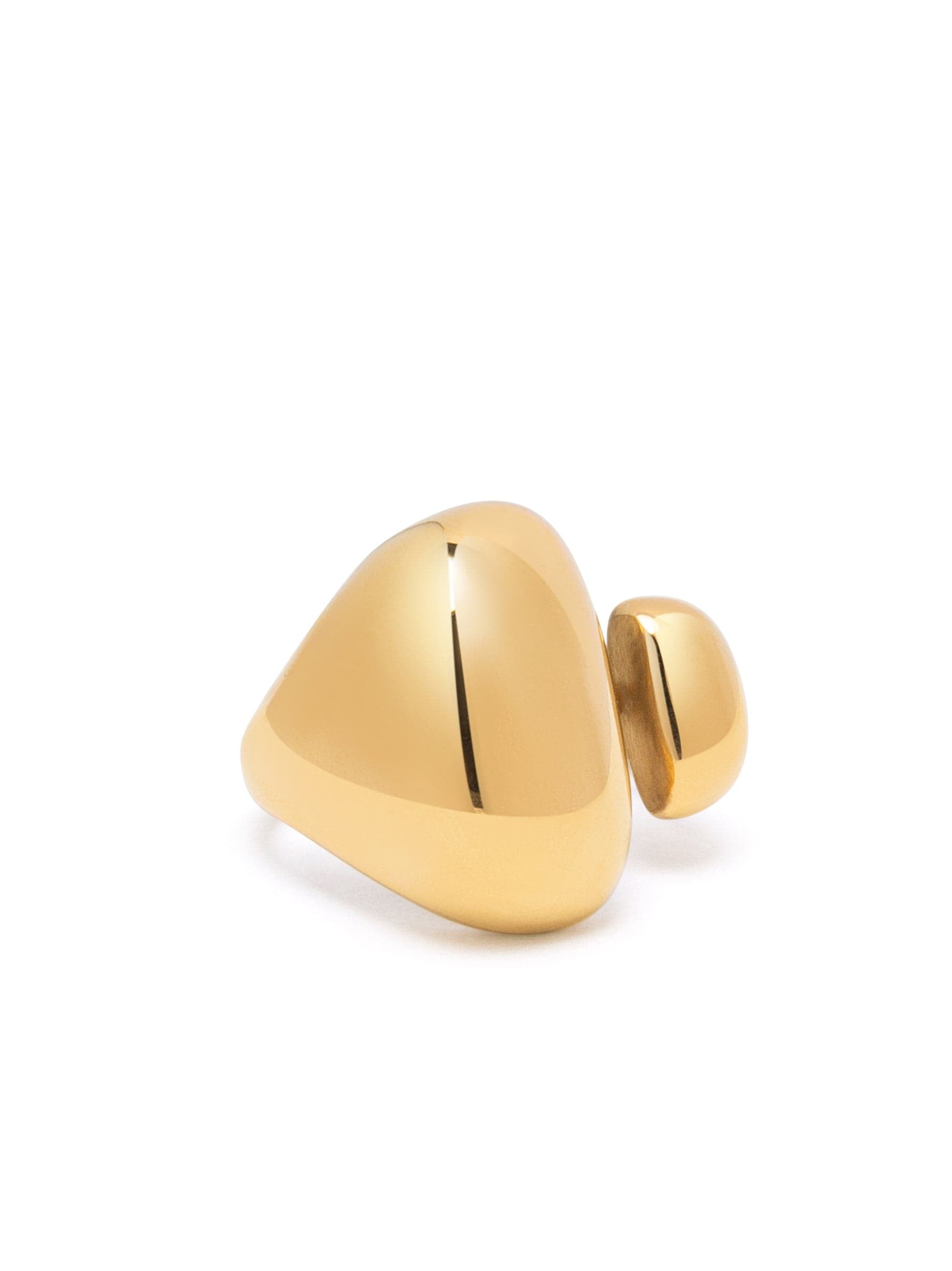 Chunky Cuff Ring in Gold One Size