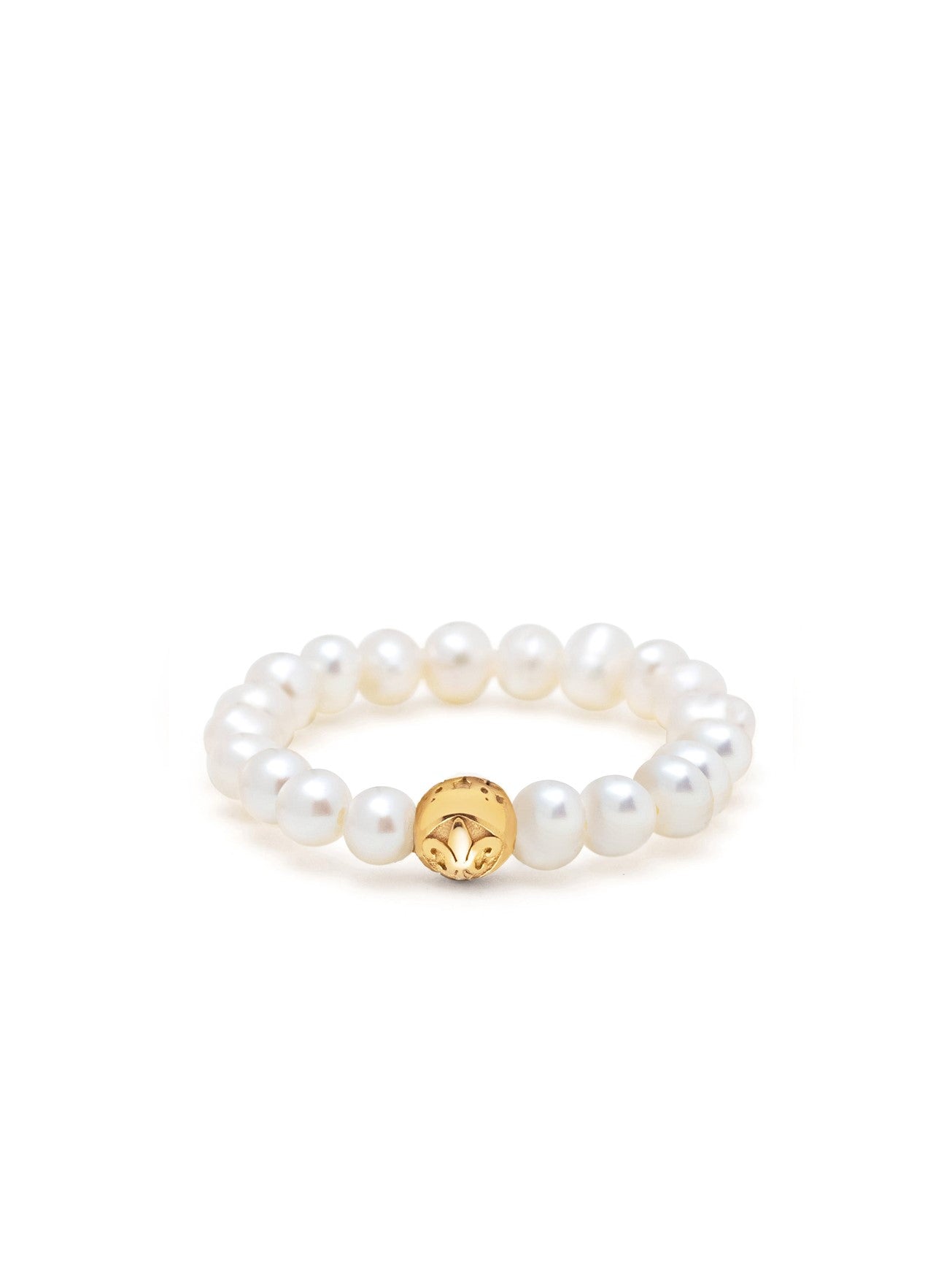 Women's Beaded Pearl Ring