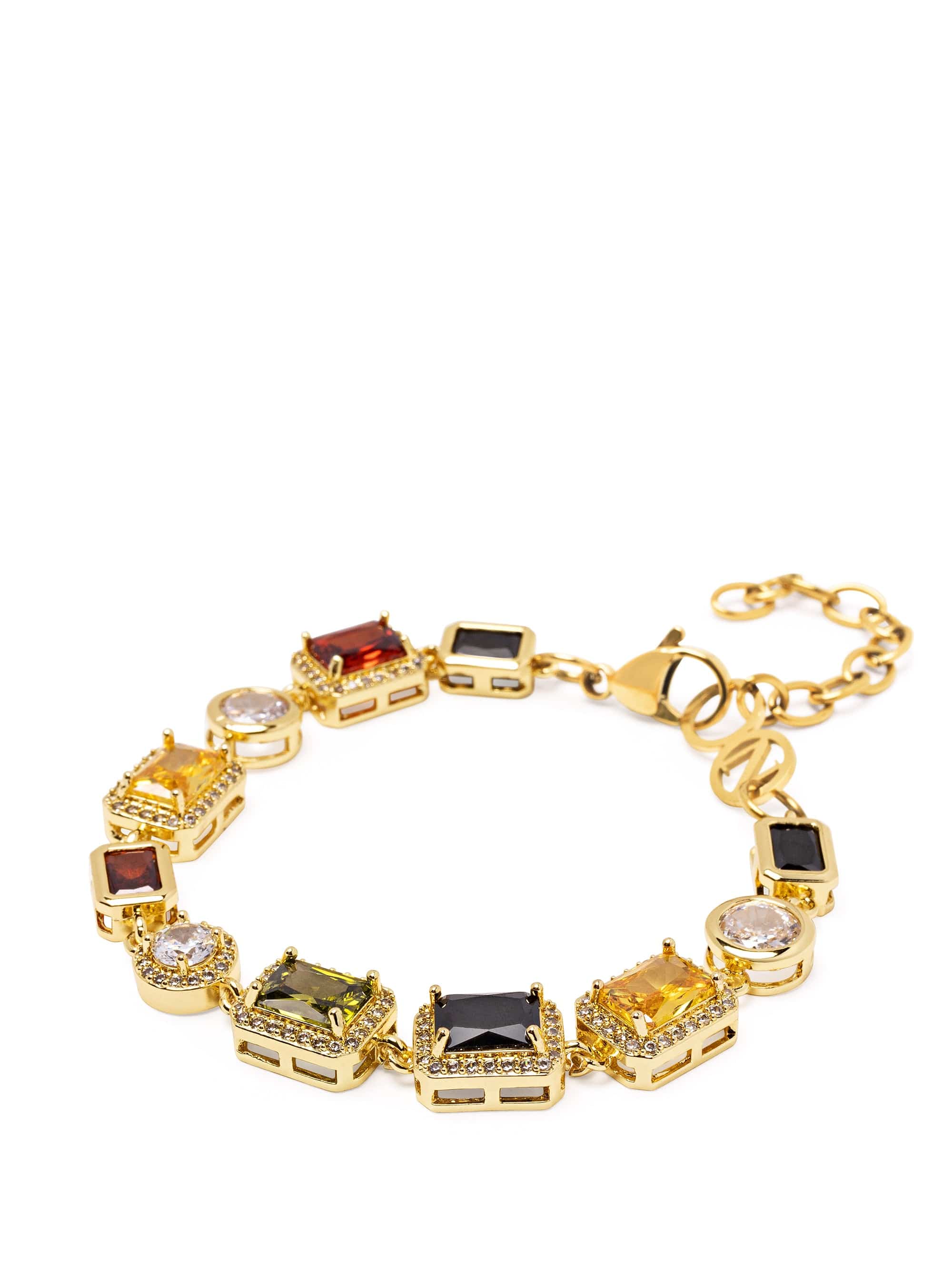 Men's Gold Gemstone Bracelet