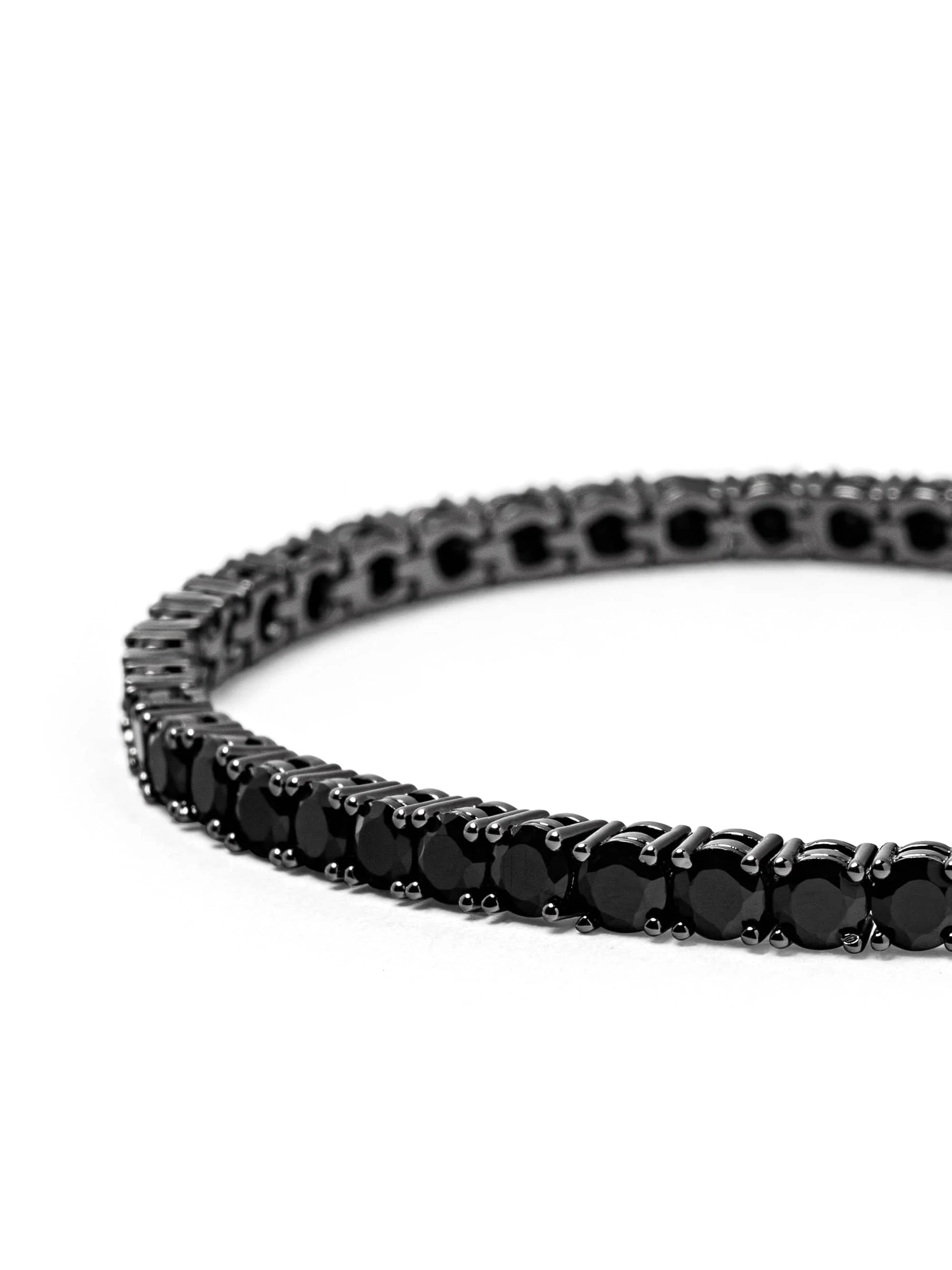 Black Tennis Bracelet