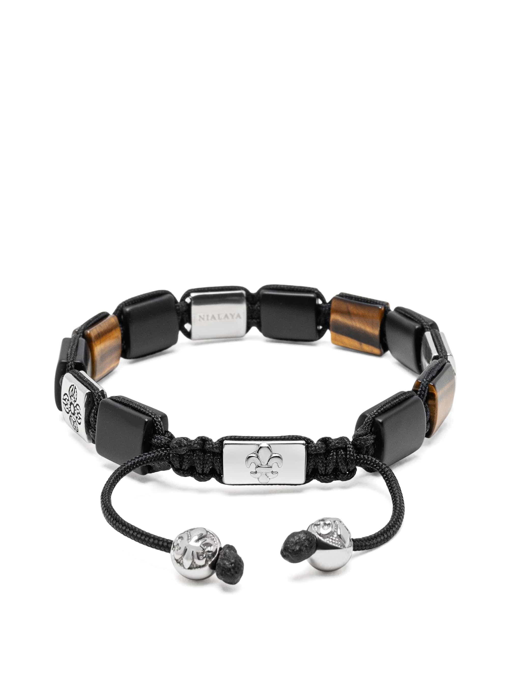 Tiger Eye Dorje Flatbead  Bracelet