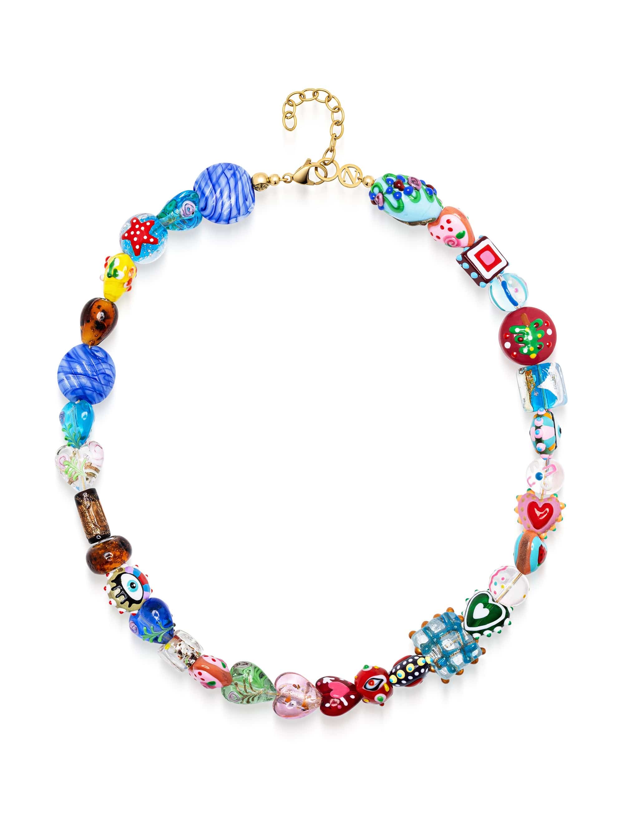 Beaded Charm Necklace